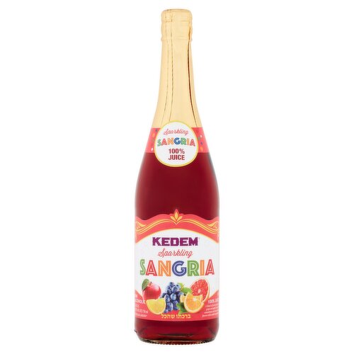 Kedem Sparkling Sangria 100% Juice, 25.4 fl oz