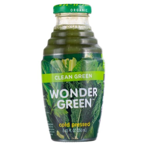 Wonder Green Clean Green Cold Pressed Juice, 8.45 fl oz