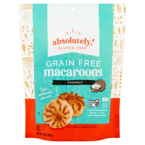 Absolutely! Gluten Free Grain Free Coconut Macaroons, 10 oz