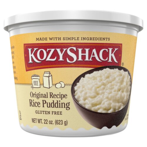 Kozy Shack® Original Recipe Rice Pudding, 22 oz Tub