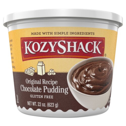 Kozy Shack Chocolate Gluten Free Pudding, 22 oz