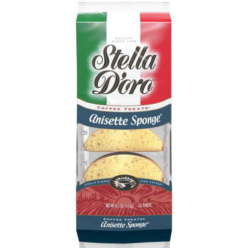 Stella D'Oro Coffee Treats Anisette Sponge Cookies, 6.1 oz