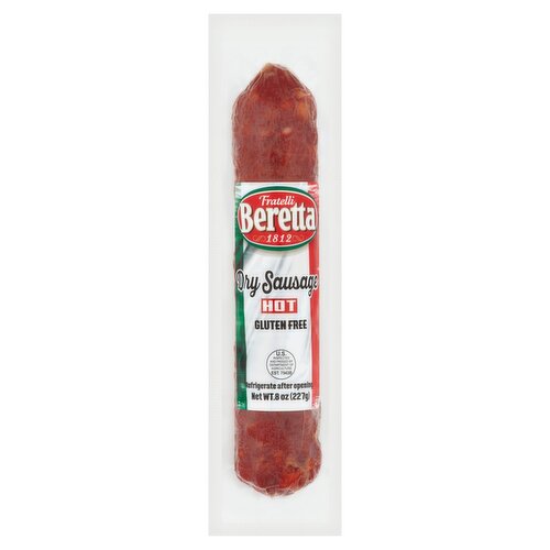 Fratelli Beretta Hot Dry Sausage, 8 oz