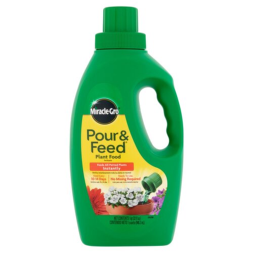 Miracle-Gro Pour & Feed Plant Food, 1 qt