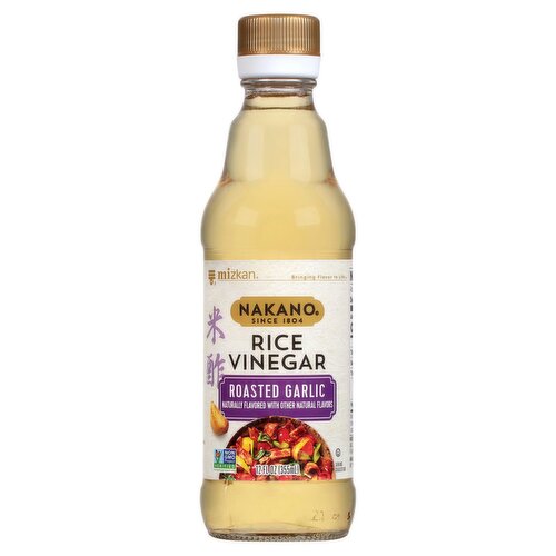 Mizkan Nakano Roasted Garlic Rice Vinegar, 12 fl oz