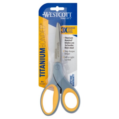 Westcott Titanium Bonded 8 in Straight Scissors