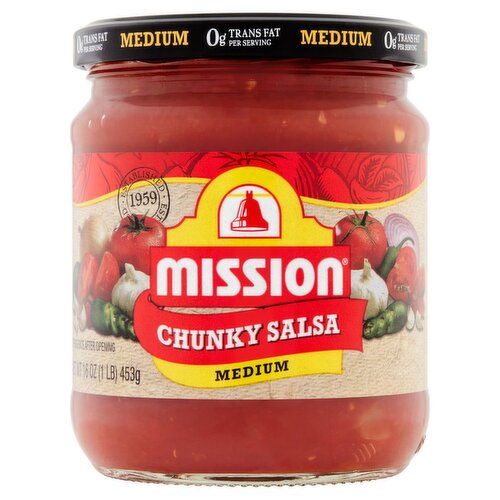 Mission Medium Chunky Salsa, 16 oz