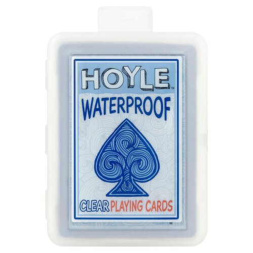 Hoyle Waterproof Clear Playing Cards