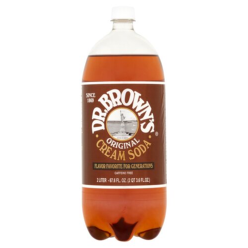 Dr. Brown's Original Cream Soda, 2 liter