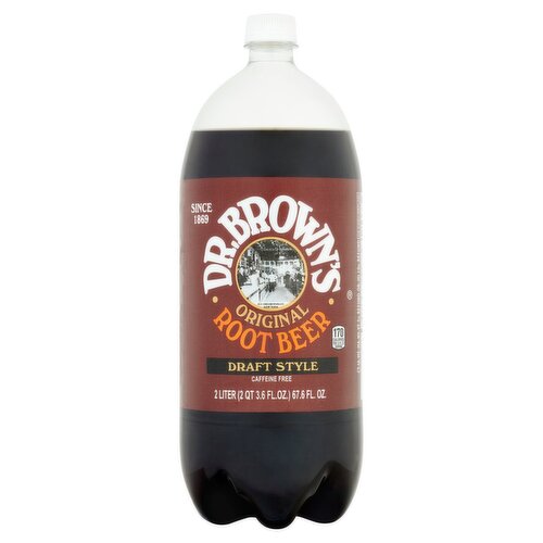 Dr. Brown's Original Draft Style Root Beer, 2 liter