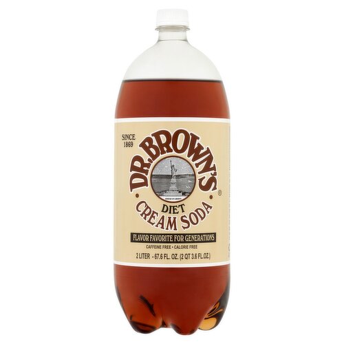 Dr. Brown's Diet Cream Soda, 67.6 fl oz