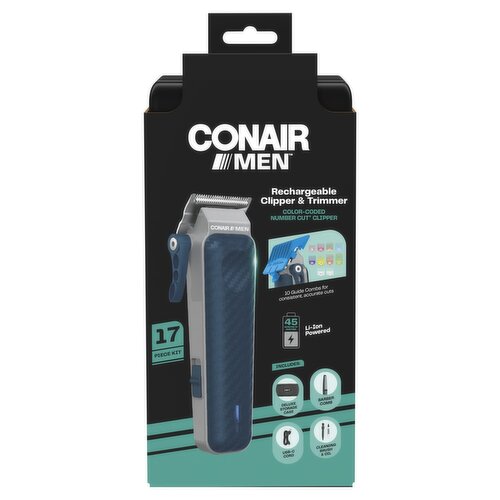 Conair Men Rechargeable Clipper & Trimmer Kit