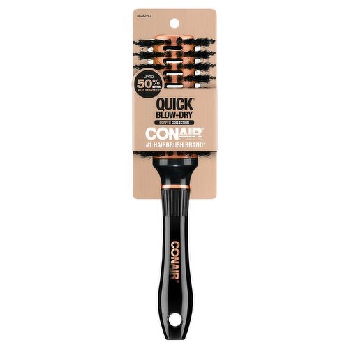 CONAIR Quick Blow-Dry Copper Collection Hairbrush