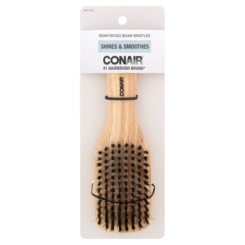 Conair Shines & Smoothes Reinforced Boar Bristles Hairbrush