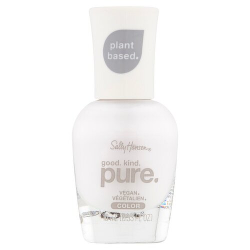 Sally Hansen Good. Kind. Pure. 110 White Tea Sheer Nail Color, 0.33 fl oz