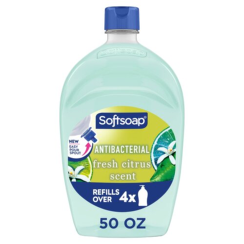 Softsoap Fresh Citrus Scent Antibacterial Hand Soap, 11.25 fl oz, 4 count