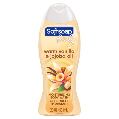 Softsoap Creamy Mositure Warm Vanilla & Jojoba Oil Moisturizing Body Wash, 20 fl oz