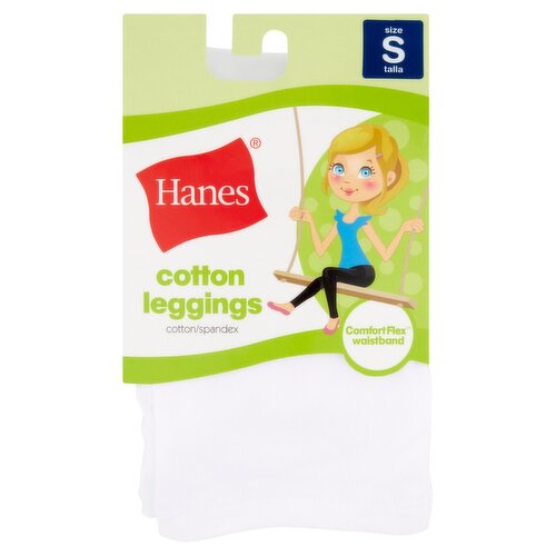 Hanes Cotton Leggings, Size S