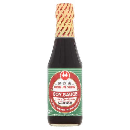 Wan Ja Shan Less Sodium Soy Sauce, 10 fl oz