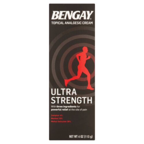 Bengay Ultra Strength Topical Analgesic Cream, 4 oz