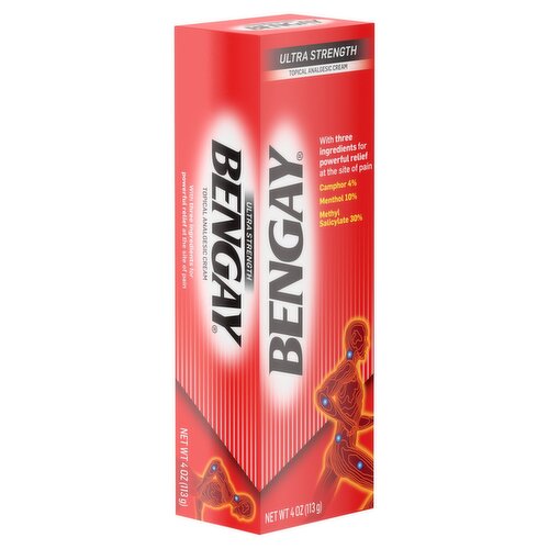 Bengay Ultra Strength Topical Analgesic Cream, 4 oz