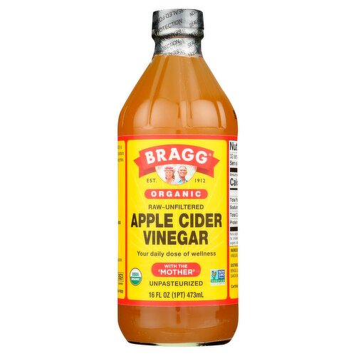 Bragg Organic Apple Cider Vinegar, 16 fl oz