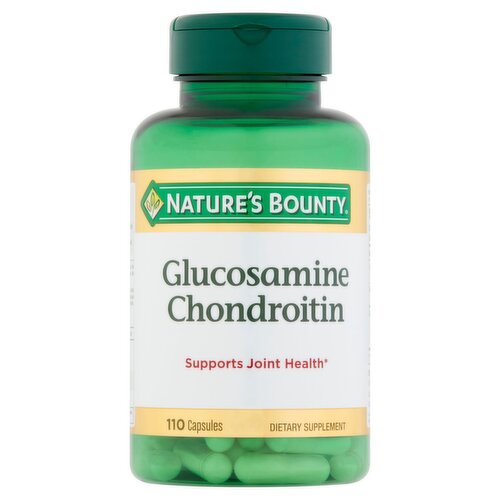 Nature's Bounty Glucosamine Chondroitin Dietary Supplement, 110 count