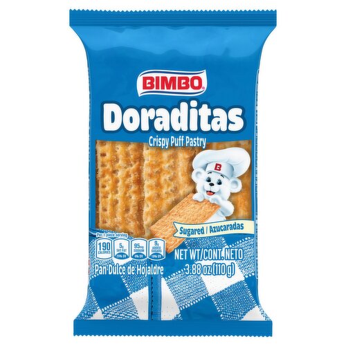 Bimbo Crispy Puff Pastry Doraditas, 3.88 oz