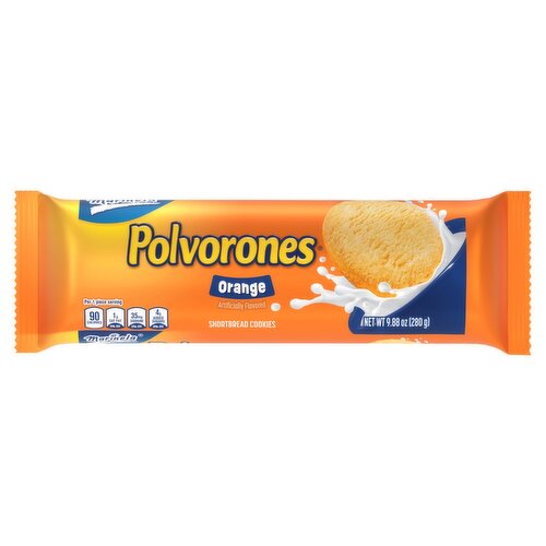 Marinela Polvorones Shortbread Orange Cookies, 9.88 oz