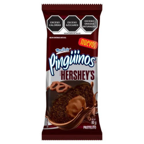Marinela Pingüinos Hershey's Pastelito, 80 g