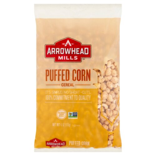 Arrowhead Mills Puffed Corn Cereal, 6 oz