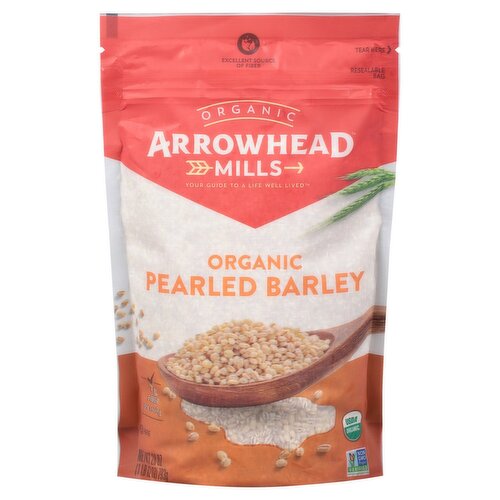 Arrowhead Mills Organic Pearled Barley, 28 oz