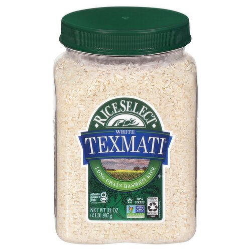 RiceSelect White Texmati Long Grain Basmati Rice, 32 oz