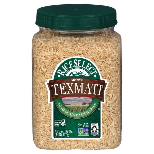 RiceSelect Brown Texmati Long Grain Basmati Rice, 32 oz