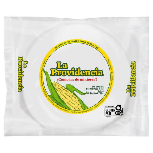 La Providencia Corn Tortillas, 30 count, 25 oz