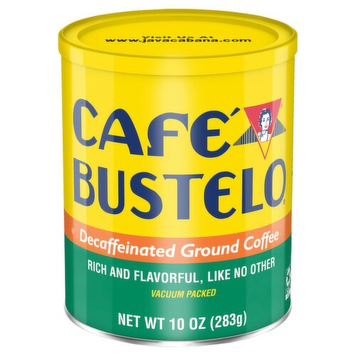 Cafe Bustelo Decaffeinated Ground Coffee, 10 oz