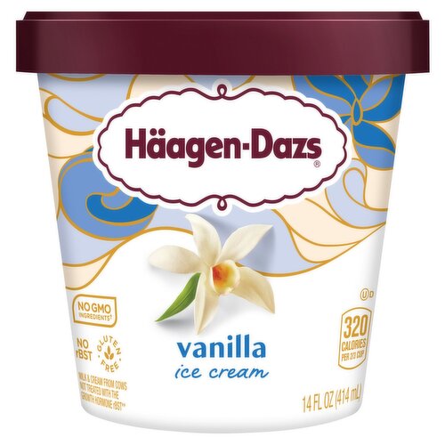 Häagen-Dazs Vanilla Ice Cream, 14 fl oz