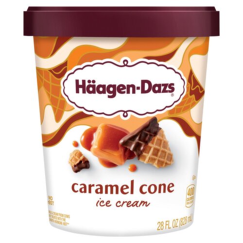 Häagen-Dazs Caramel Cone Ice Cream, 28 fl oz