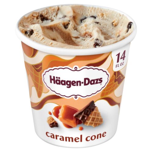 Häagen-Dazs Caramel Cone Ice Cream, 14 fl oz