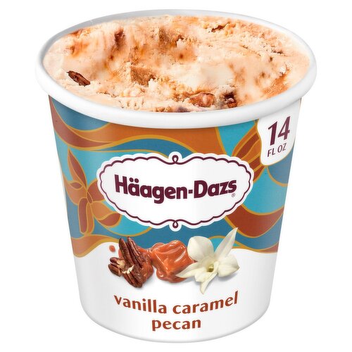Häagen-Dazs Vanilla Caramel Pecan Ice Cream, 14 fl oz