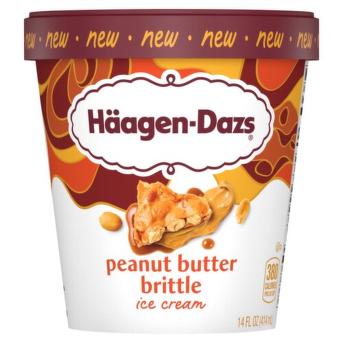 Häagen-Dazs Peanut Butter Brittle Ice Cream, 14 fl oz
