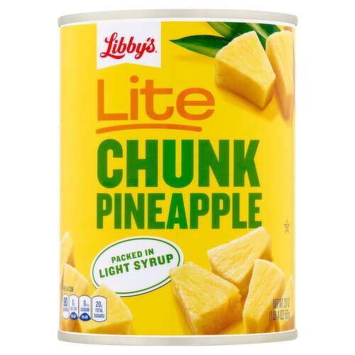Libby's Lite Chunk Pineapple, 20 oz