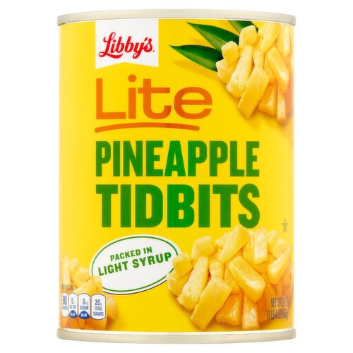 Libby's Lite Pineapple Tidbits, 20 oz