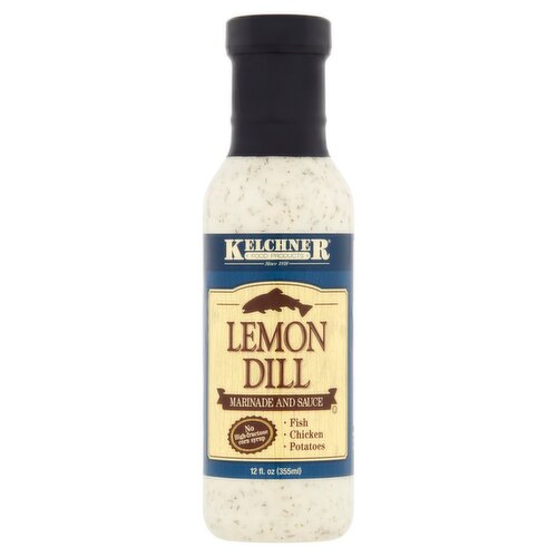 Kelchner Lemon Dill Marinade and Sauce, 12 fl oz