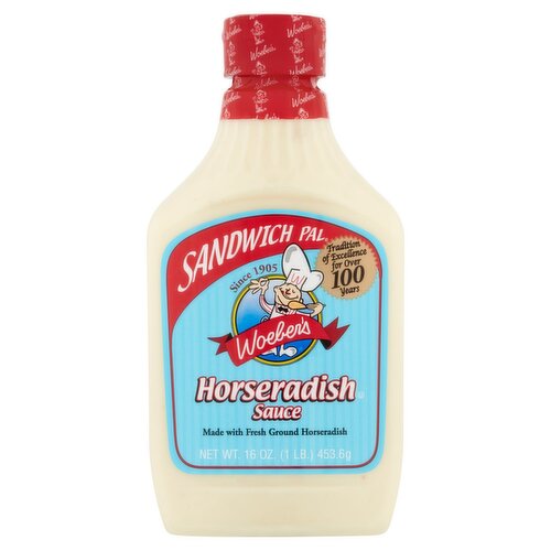 Woeber's Sandwich Pal Horseradish Sauce, 16 oz