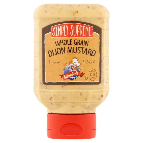 Woeber's Simply Supreme Whole Grain Dijon Mustard, 10 oz