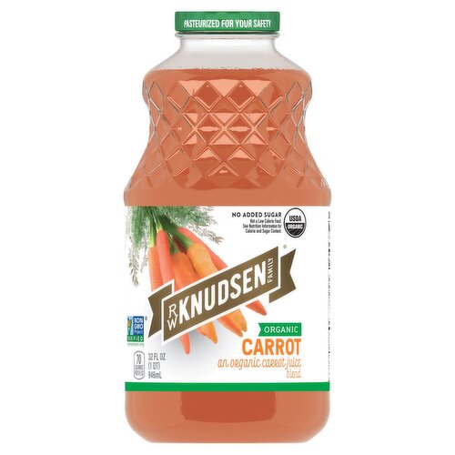 R.W. Knudsen Family Organic Carrot Juice, 32 fl oz