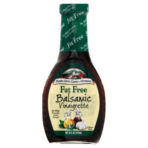 Maple Grove Farms of Vermont Fat Free Balsamic Vinaigrette, 8 fl oz