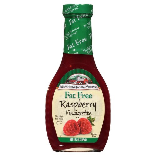 Maple Grove Farms of Vermont Fat Free Raspberry Vinaigrette, 8 fl oz