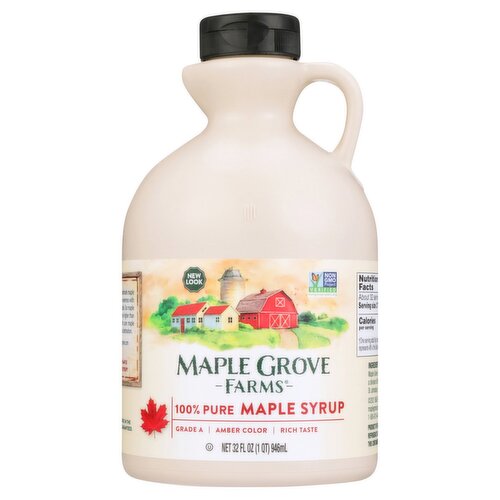 Maple Grove Farms 100% Pure Maple Syrup, 32 fl oz